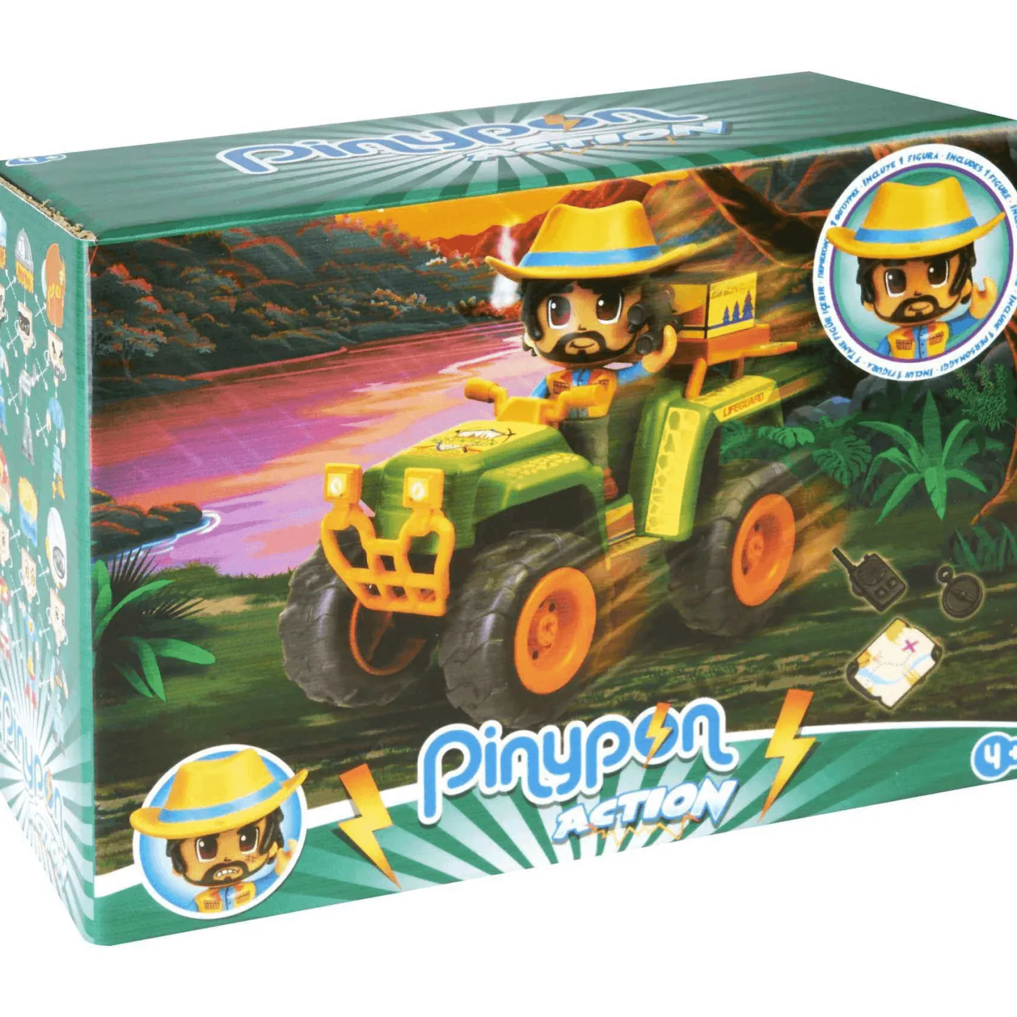 Pinypon Action Wild Coche Quad