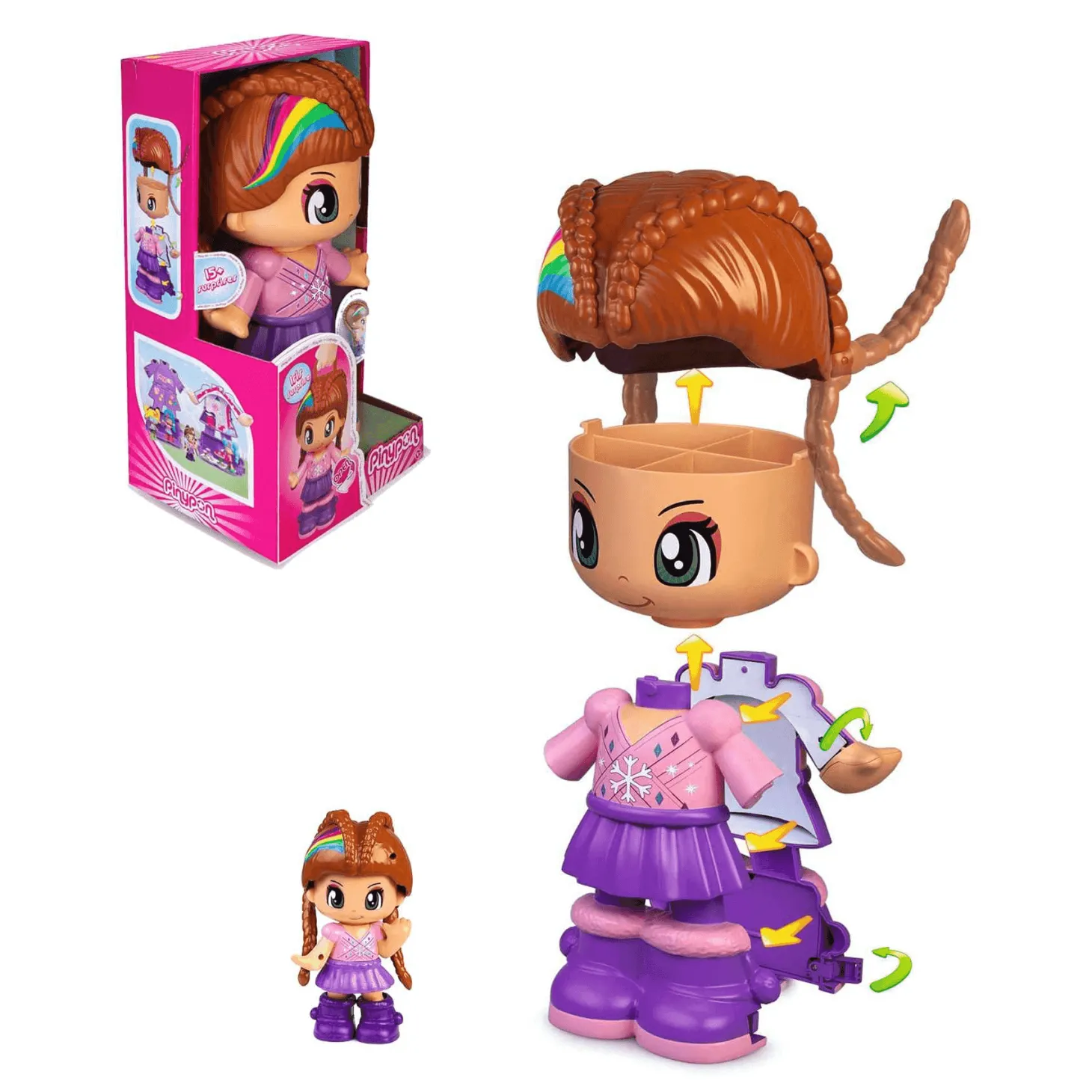 Pinypon Muñeca Iris Surprise 40 cm