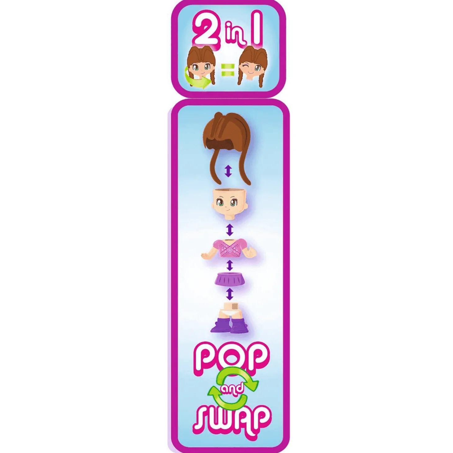 Pinypon Muñeca Iris Surprise 40 cm