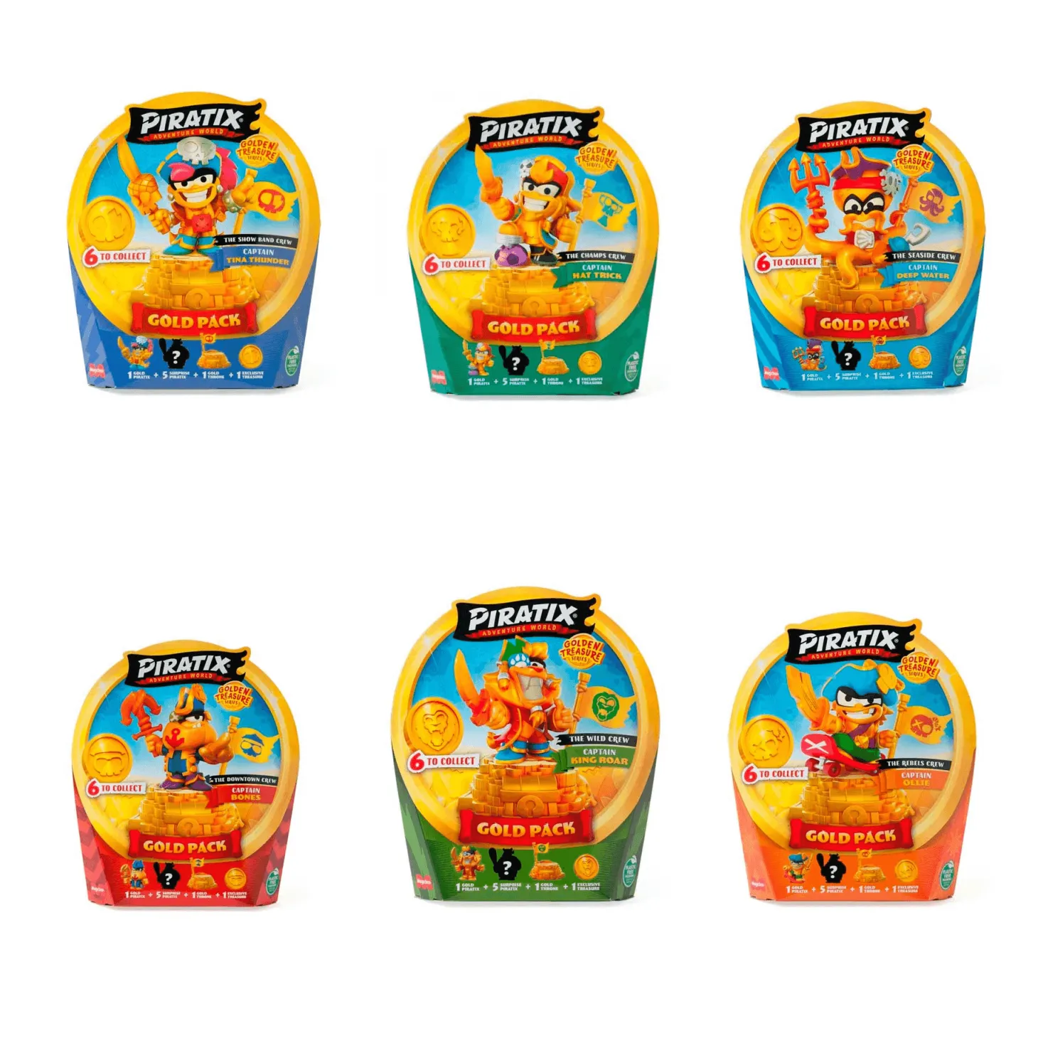 Piratix Golden Treasure Gold Pack