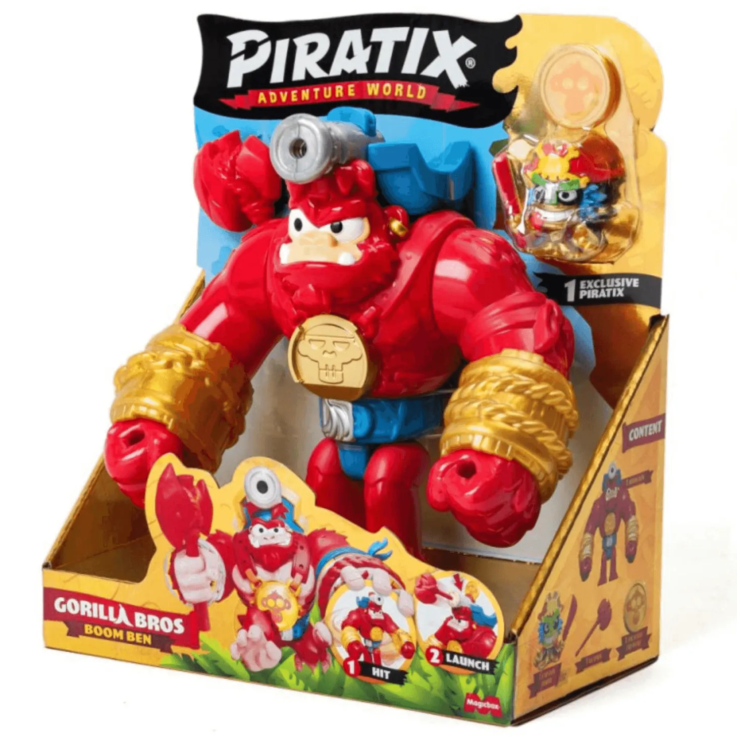 Piratix Gorilla Bros Boom Ben - Figura Articulada