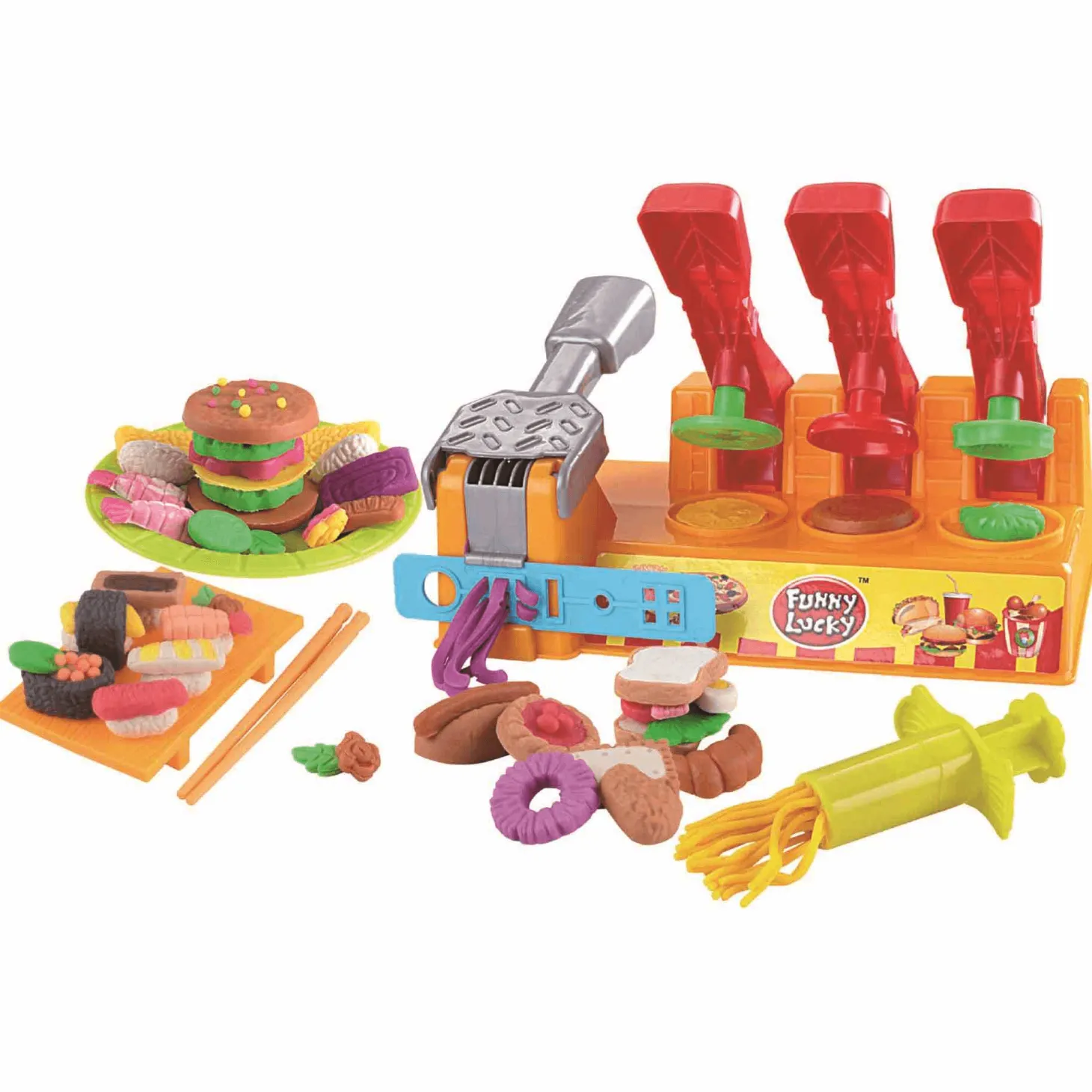 Plastiburguer Art Planet - Juguete de Cocina con Plastilina