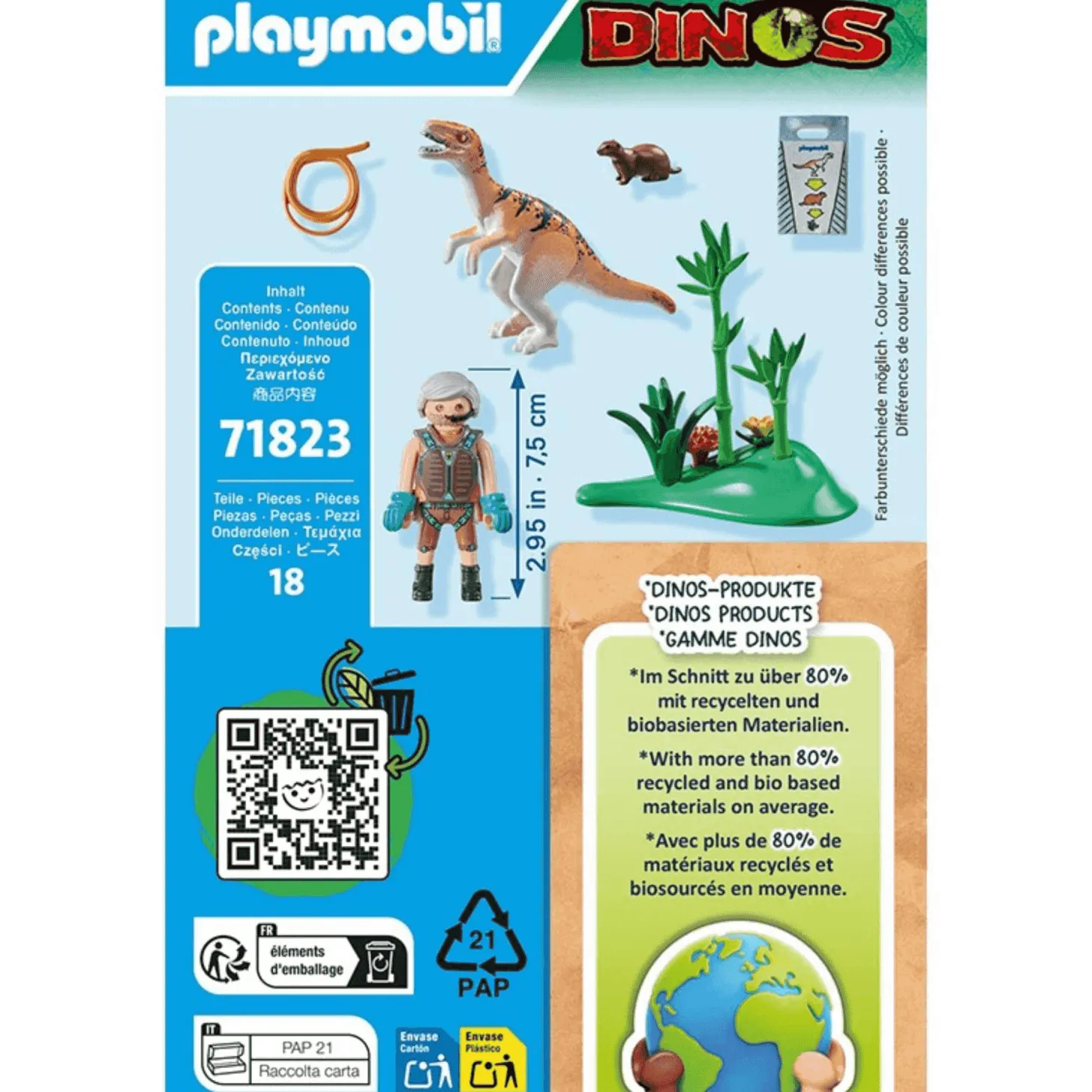 Playmobil Velociraptor Dinos 71823