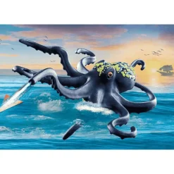 Playmobil Batalla con pulpo gigante