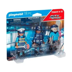 Playmobil City Action Set Figuras de Policia 70669