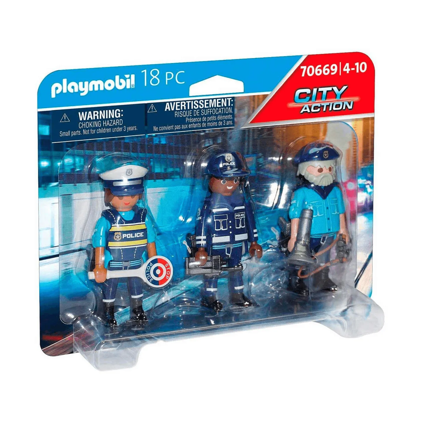 Playmobil City Action Set Figuras de Policia 70669