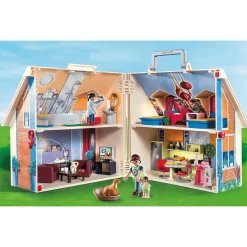 Playmobil City Life Casa Muñecas Maletín con Mango Plegable 70985