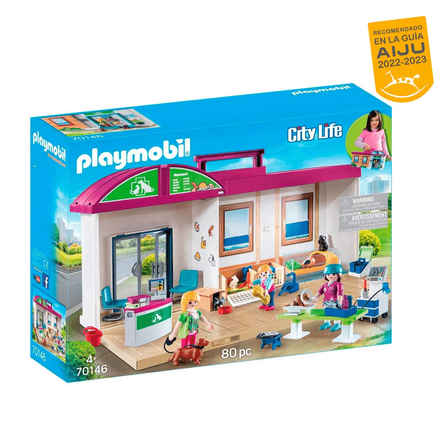 Playmobil City Life Clinica Veterinaria Maletin 70146