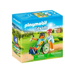 Playmobil City Life Paciente en Silla de Ruedas 70193