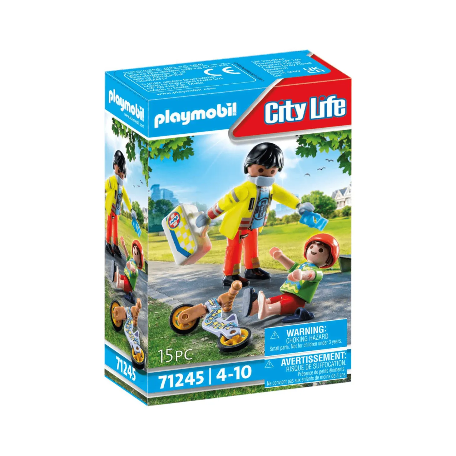 Playmobil City Life Paramédico con paciente 71245
