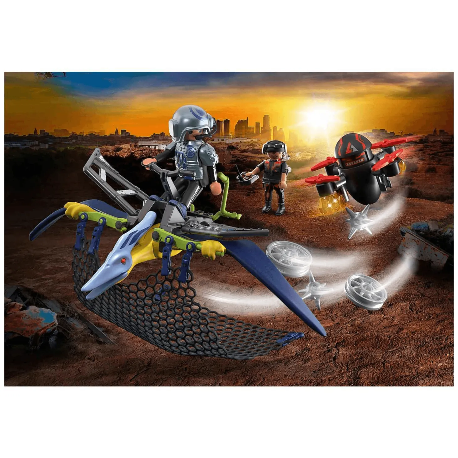 Playmobil Dino Rise Pteranodon Ataque desde el aire 70628