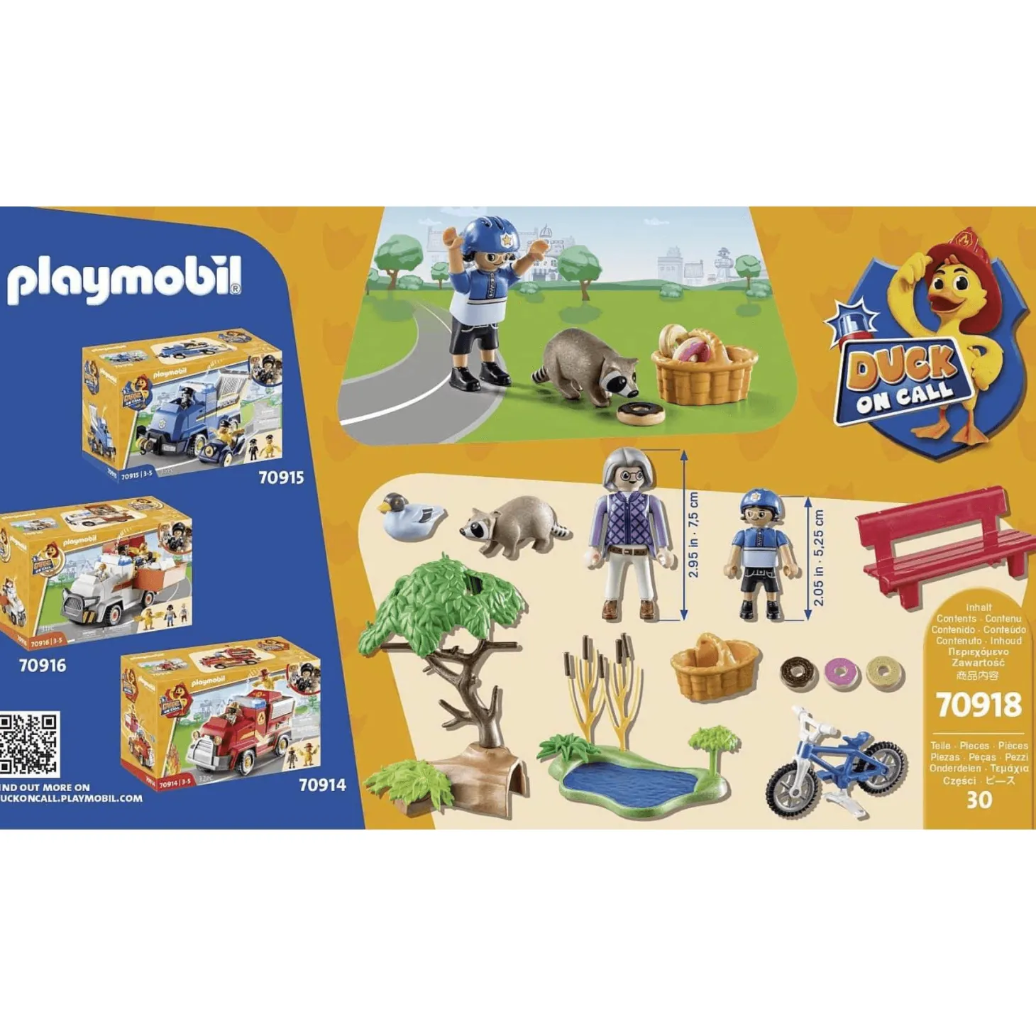 Playmobil Duck On Call Acción Policial Atrapa al Ladrón 70918