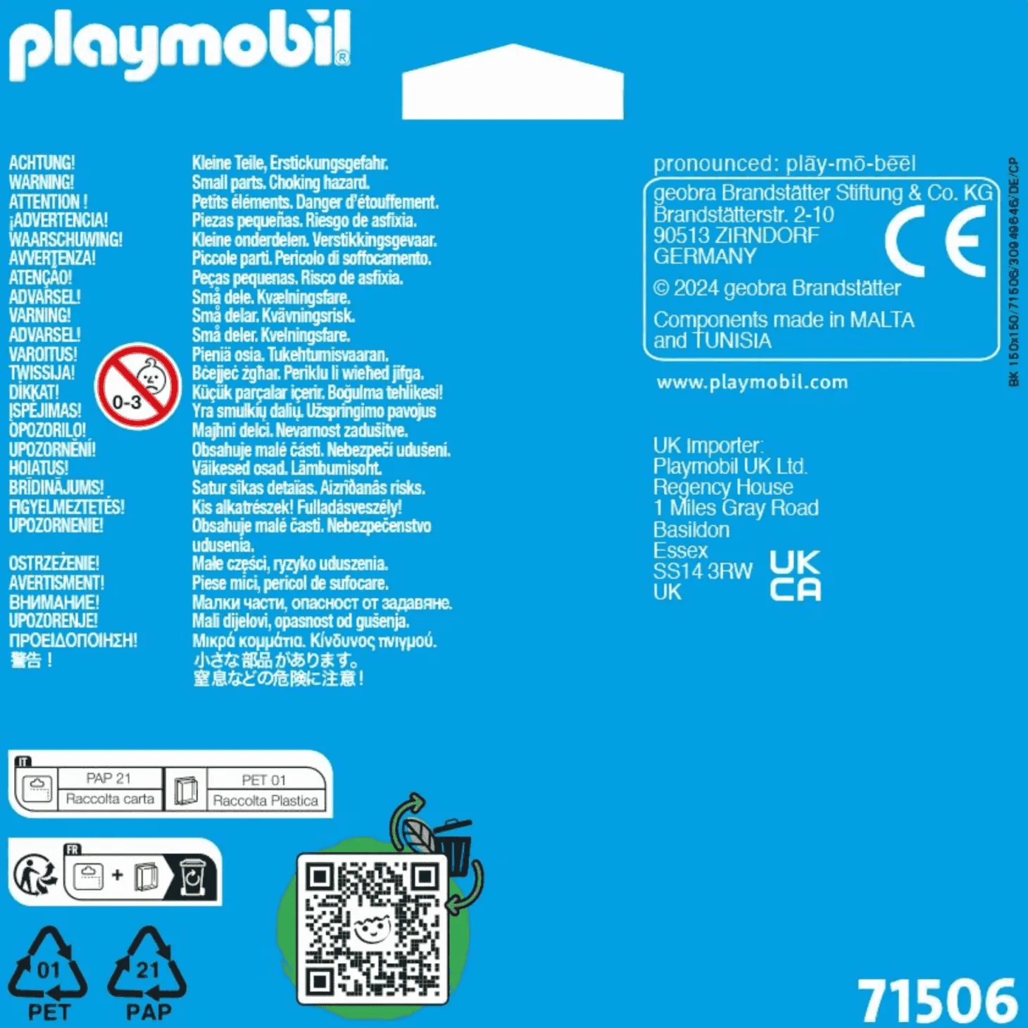 Playmobil Duo Pack Paramedico Paciente