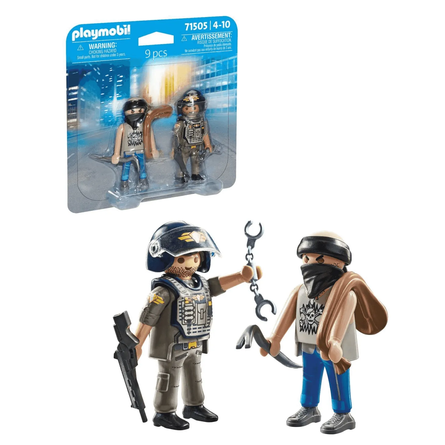 Playmobil Duo Pack Policia Con Ladron