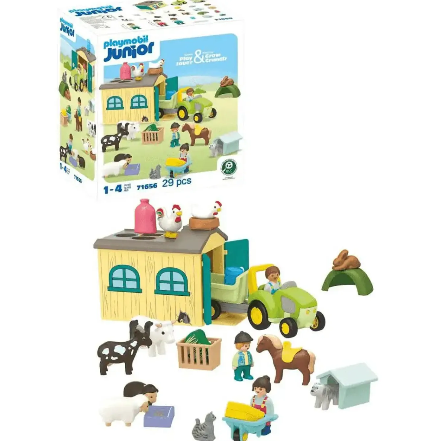 Playmobil Junior: aventura en la granja con tractor