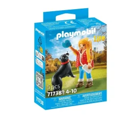 Playmobil Mujer con perro de montaña
