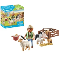 Playmobil Pastor con Rebaño de Ovejas
