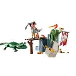 Playmobil Pirata con Caimán