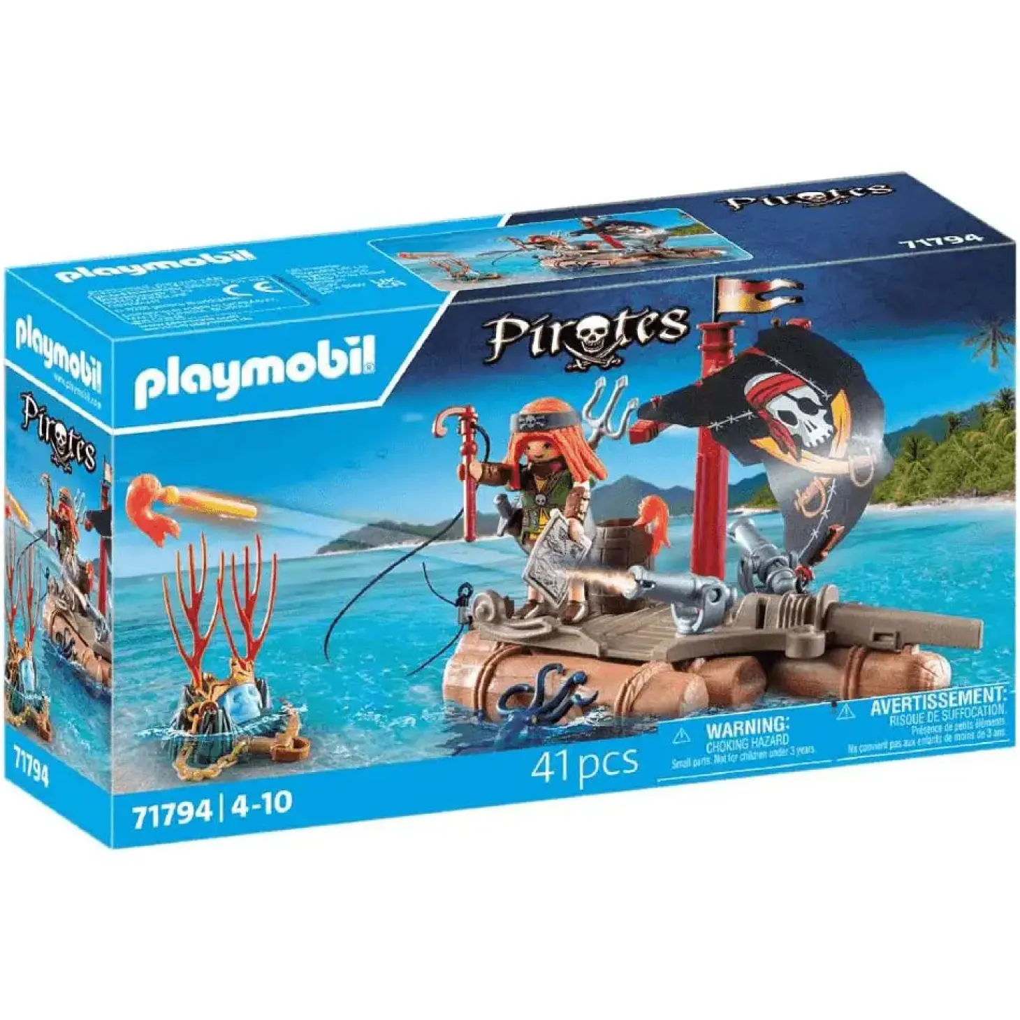 Playmobil Pirates Bote pirata con tesoro
