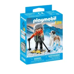 Playmobil Senderista con san Bernardo