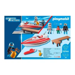 Playmobil Speedboot Lancha rápida con Motor Sumergible 70744