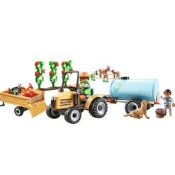 Playmobil Tractor con Tráiler y Cisterna
