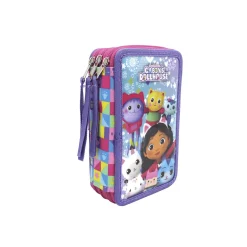 Plumier Triple La Casa de Muñecas Gabby