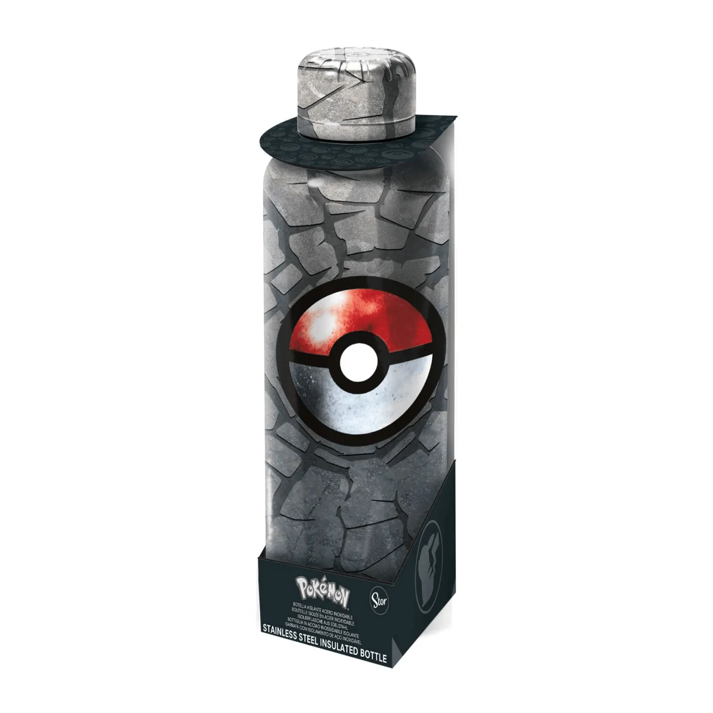 Pokemon Botella Termo de Acero Inoxidable Pokeball 515 ml