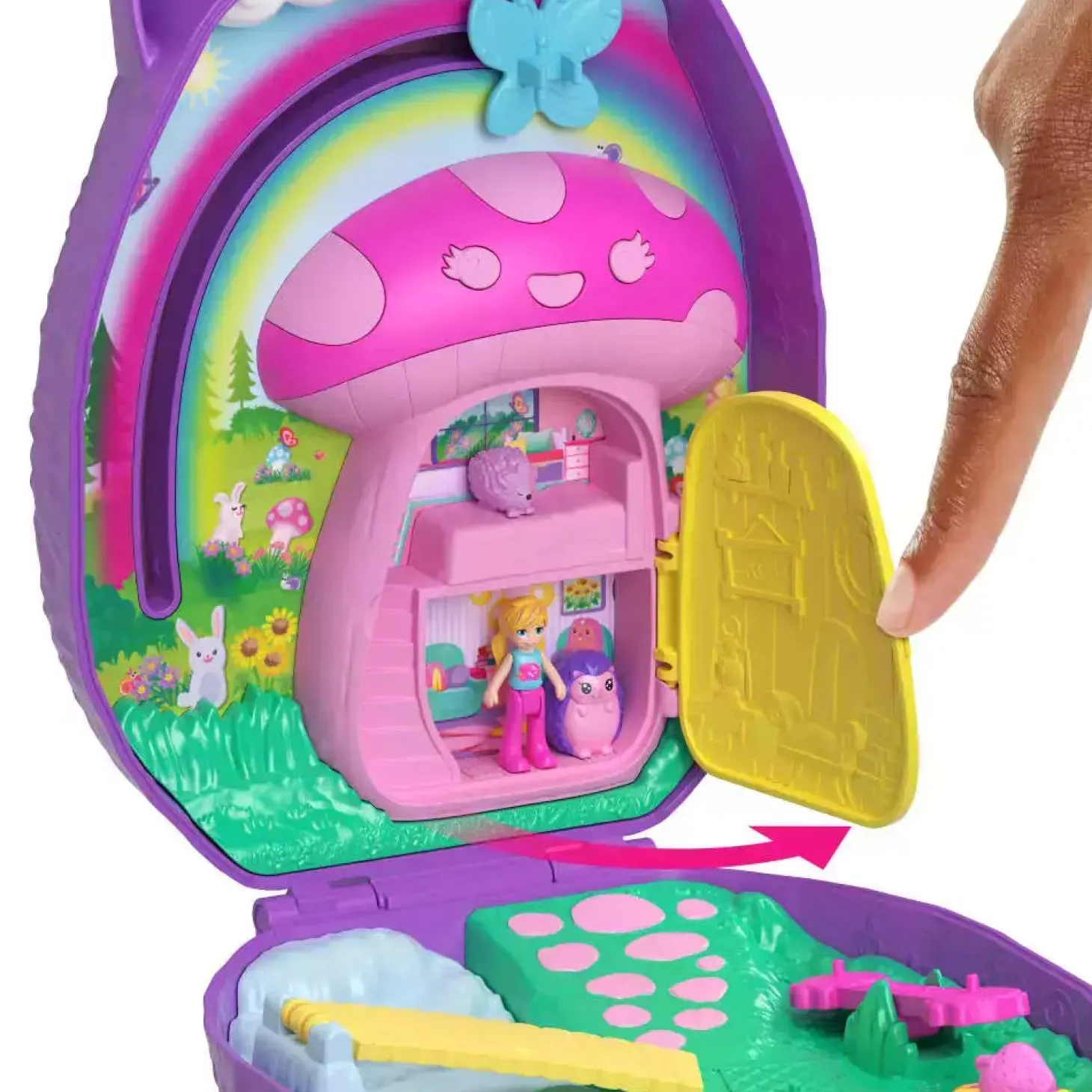 POLLY POCKET Mamá y bebé erizo - Juguete de Polly Pocket
