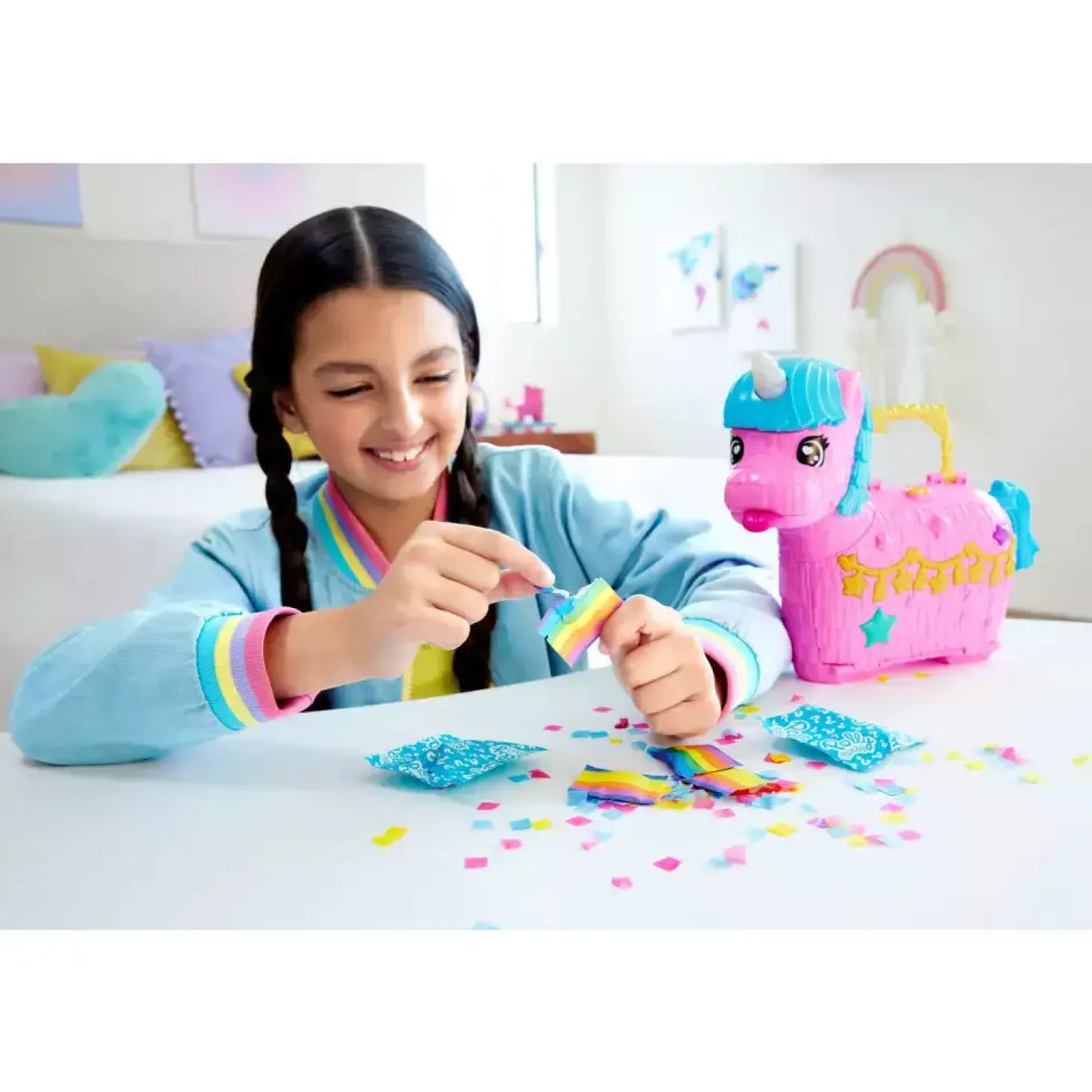 POLLY POLSTOCK PARTILANDIA DE UNICORNIOS Conjunto de juego - Juguete de Polly Pocket