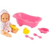 PQBB Muñeco Bebé con bañera Complemento de Muñeca
