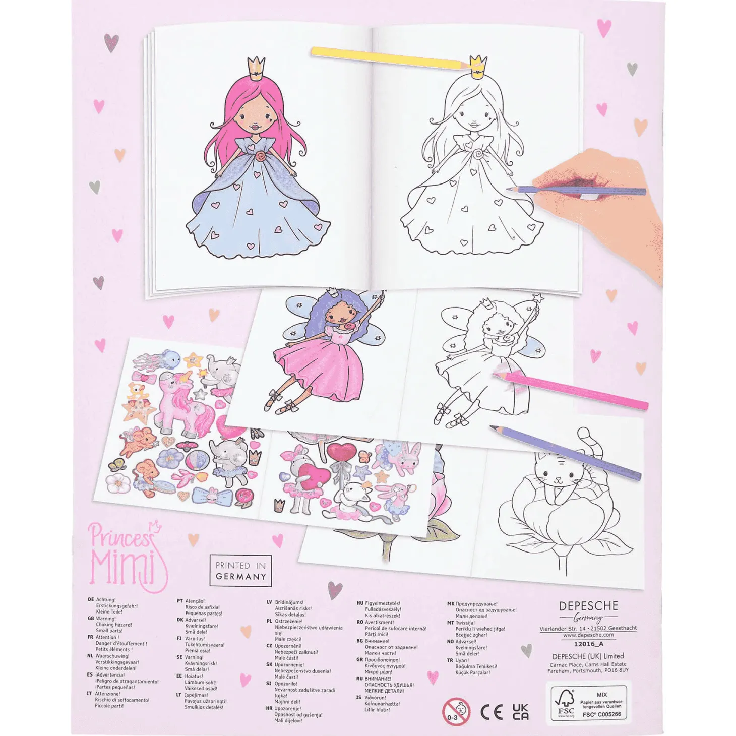 Princess Mimi Libro De Colorear