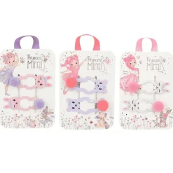 Princess Mimi pinzas para el pelo con pompón