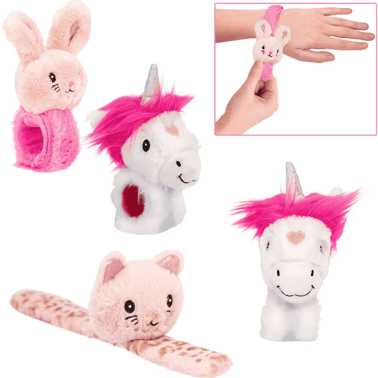 Princess Mimi Pulsera Slap de Peluche Diferentes Modelos