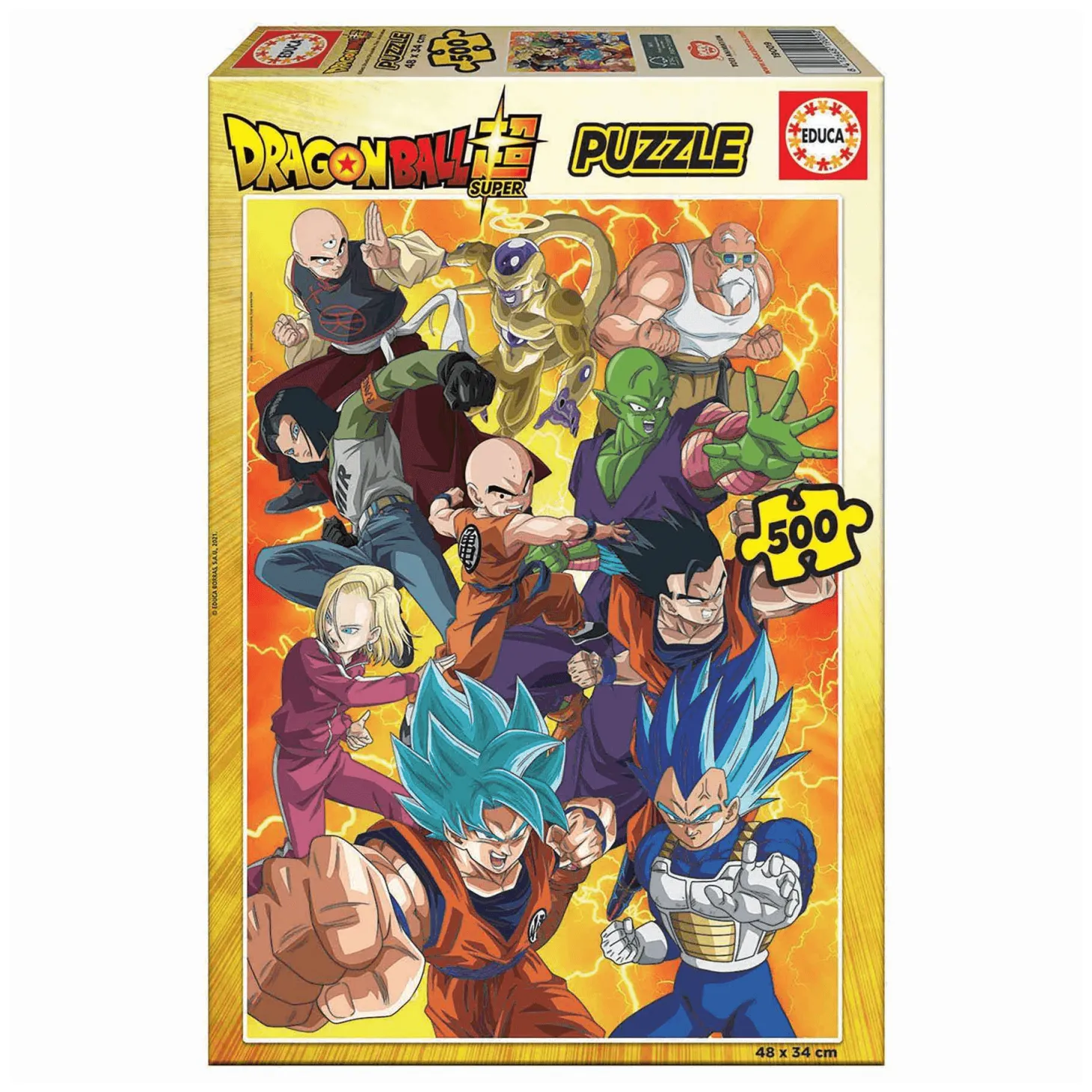Puzzle 500 piezas Dragon Ball Super Saiyan