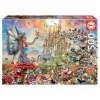 Puzzle 500 piezas Hadas Y Mariposas