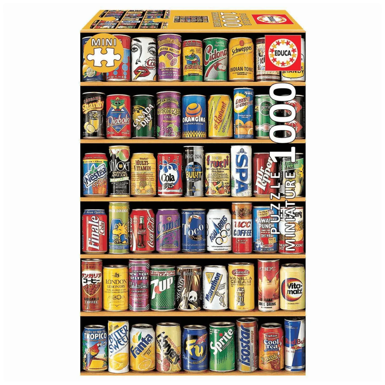 Puzzle 1000 piezas Latas Miniature