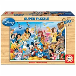Puzzle 100 piezas Maravilloso Mundo de Disney