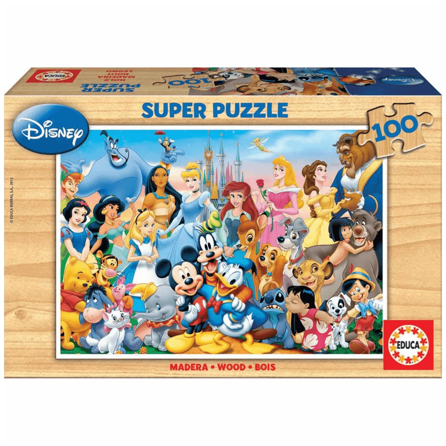 Puzzle 100 piezas Maravilloso Mundo de Disney