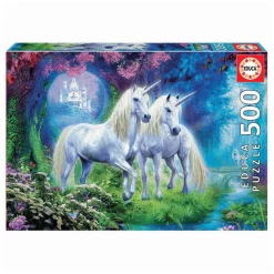 Puzzle 500 piezas Unicornios En El Bosque