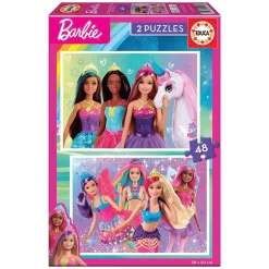 Puzzle Barbie 2 x 48 Piezas
