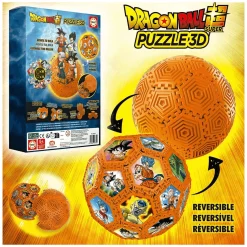 Puzzle 3D Balón Dragon Ball con 32 Piezas Monta y Juega