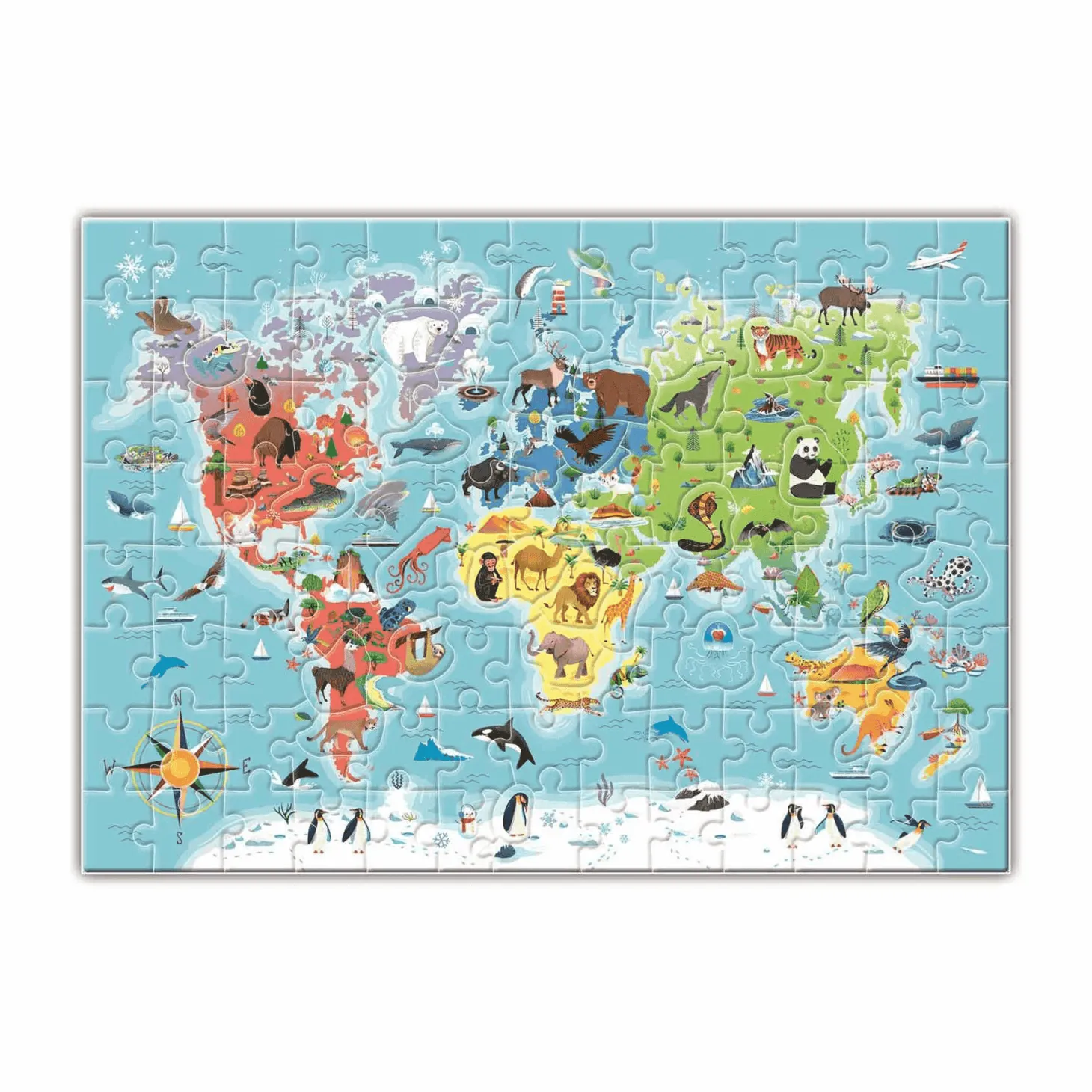Puzzle Descubramos El Mundo 124 Piezas