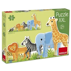 Puzzle Fichas XXL Decreciente Animales Selva