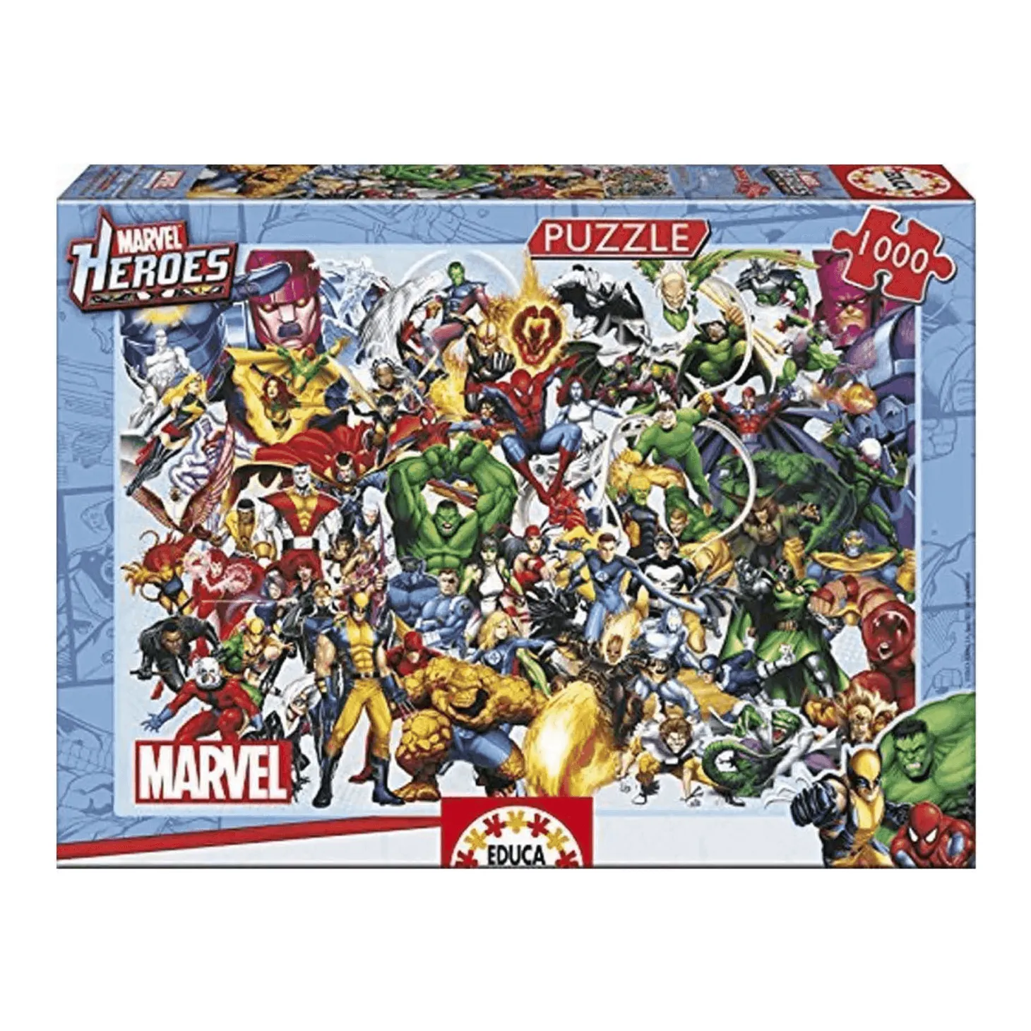 Puzzle Los Héroes De Marvel 1000 piezas