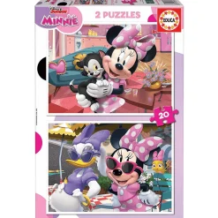Puzzle Minnie 2 x 20 Piezas