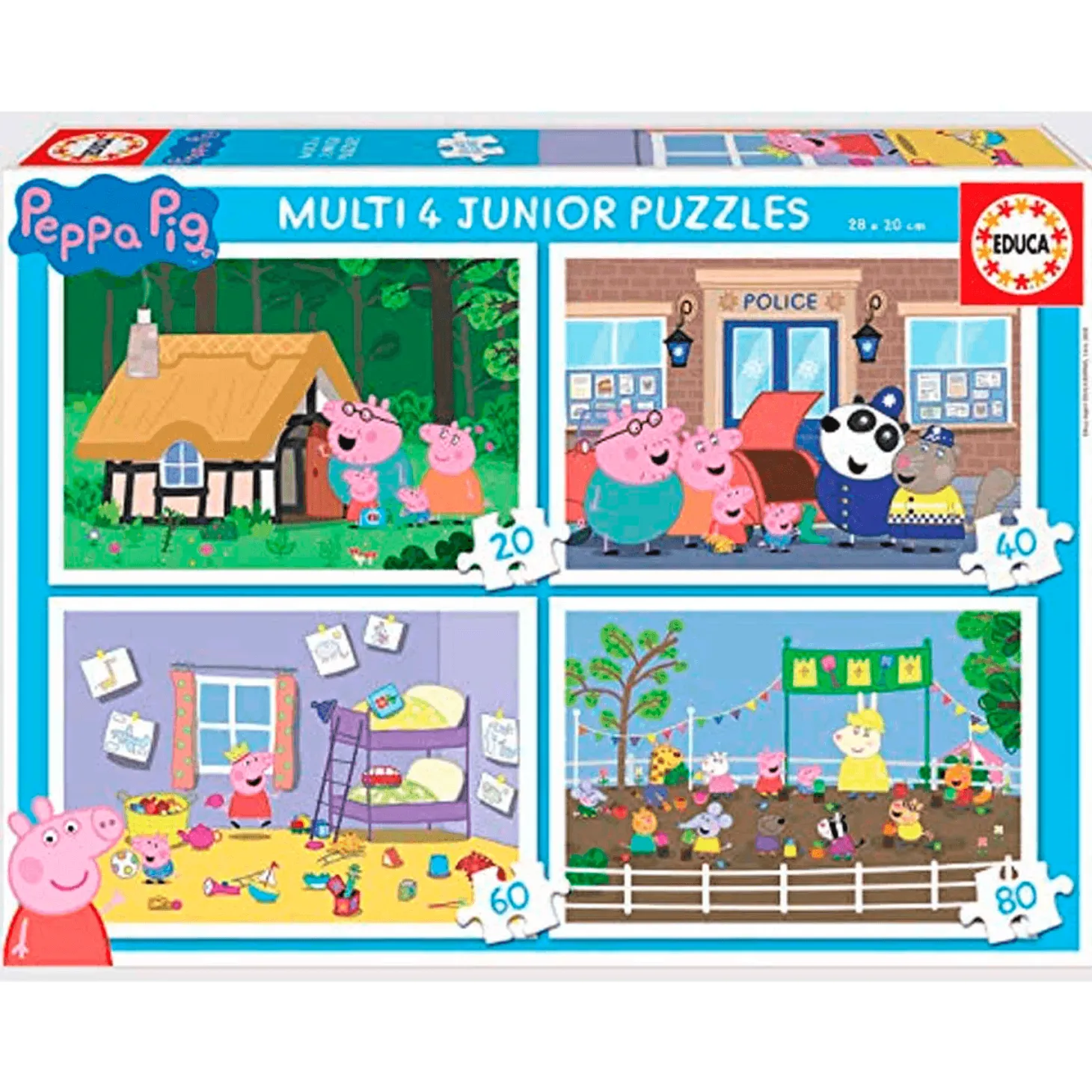 Puzzle Multi 4 Junior Peppa Pig