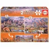 Puzzle 2X100 Animales Salvajes