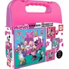 Puzzles Progresivos Maleta Minnie Ayudantes Felices