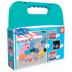 Puzzles Progresivos Peppa Pig Maleta